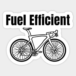 Fuel-Efficient Cycling Sticker, Eco-Friendly Bike Sticker, Environmentally Conscious Bike Sticker, Sustainable Cycling Sticker, Clean Energy Cyclist Sticker, Environmentally Friendly Bike Ride Sticker Sticker